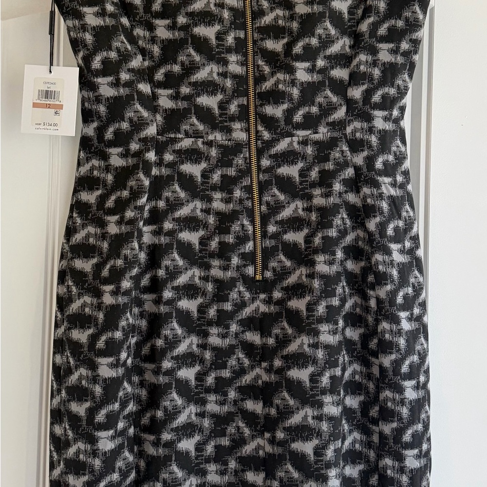 Calvin Klein Little Black and White Dress - Picture 2 of 3